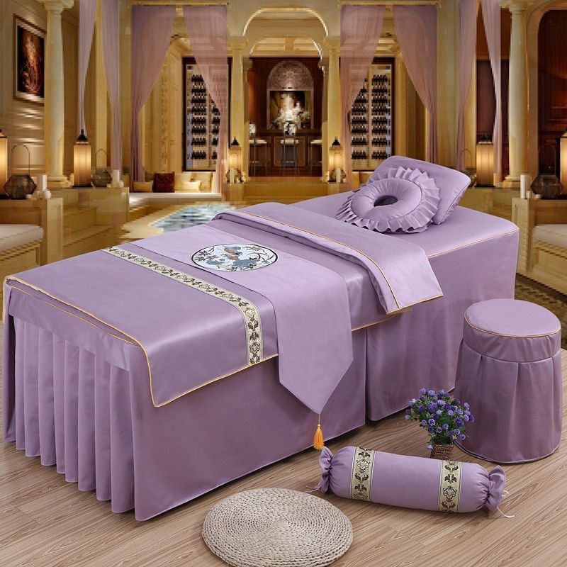新款床罩纯色按摩床推拿床套洗头床美体四季专用可定做,床上用品,床罩定制,淘宝优惠券,粉丝福利购,淘宝优惠卷