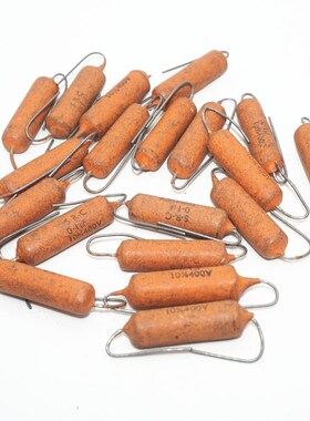 (烨永电子)0.uf 00V全新库存早期SRC橙色耦合芥末电容一只