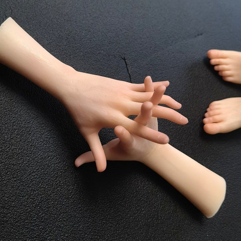 品鉴版玩道硅胶手模恋物把手女生仿真手模拍摄模具小手