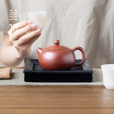 吴高志大师宜兴壶砂大红袍紫成端茶具纯手工泡茶壶家用壶