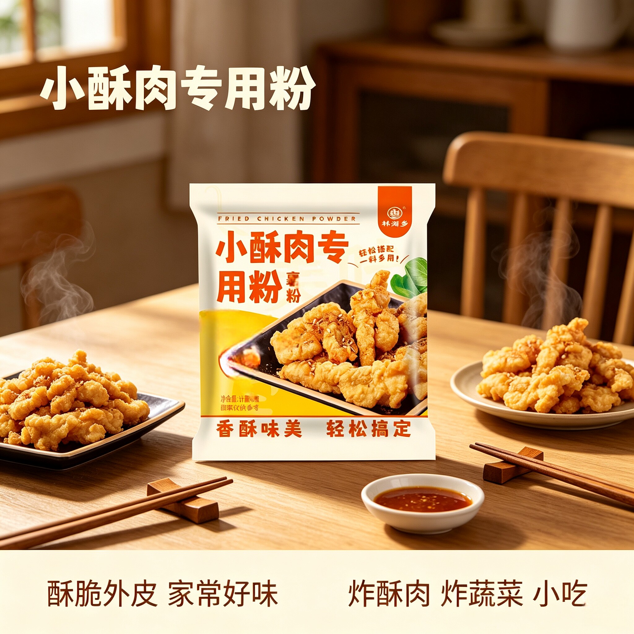 林湖乡小酥肉专用粉家用油炸酥脆裹粉炸肉鸡排藕夹蘑菇脆皮预拌粉