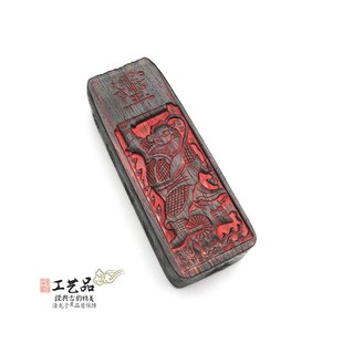 老件地祗显德昭武温元帅五雷号令全手工红木装藏令牌道家用品