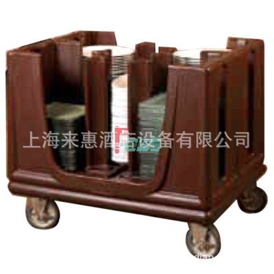 美国金宝CAMBRO餐饮设备 ADC33-131 新型可调式盘碟车(深褐色)