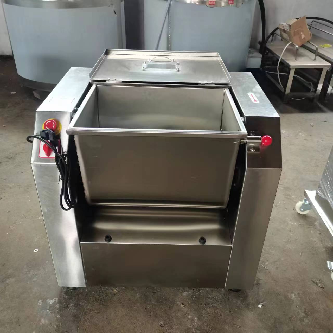 真空拌馅机 25千克包子饺子馅料拌陷机 全自动家用馅料拌陷机