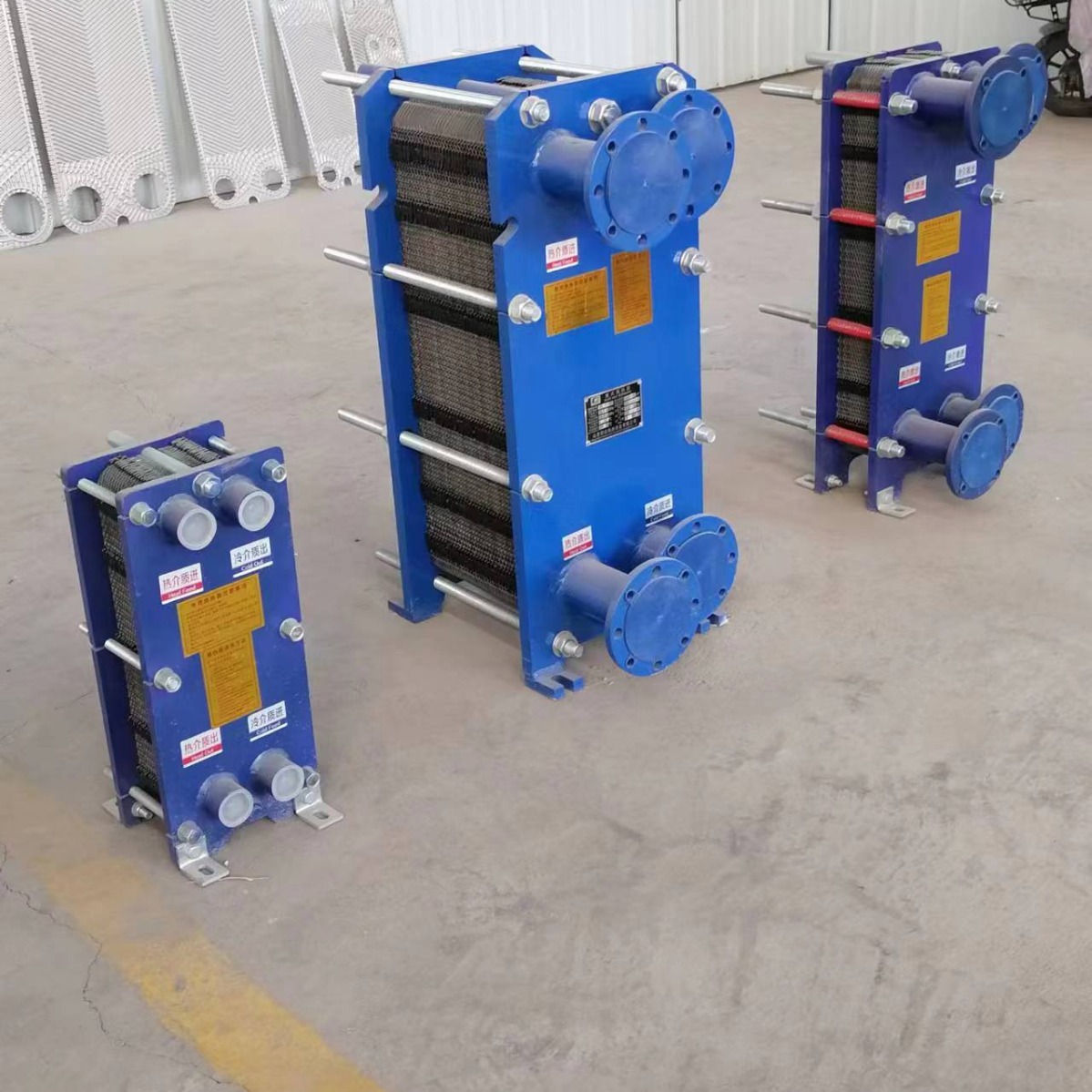 工业用板式换热器蒸汽油冷水水换热器散热器304不锈钢