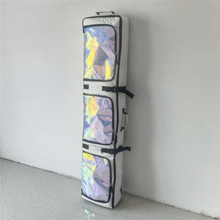 滑雪板包带轮干湿分离大容量滑雪单双板背包装备包托运单双板通用