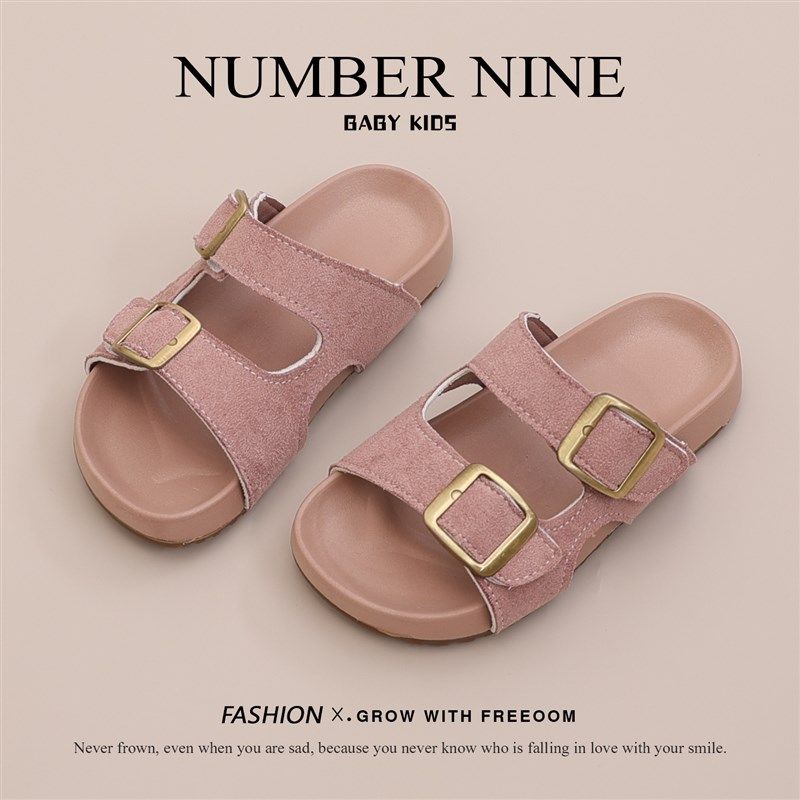 女童露趾拖鞋2025夏季新款童鞋小女孩休闲凉拖英伦洋气沙滩鞋防滑,童鞋/婴儿鞋/亲子鞋,儿童凉拖鞋,淘宝优惠券,粉丝福利购,淘宝优惠卷