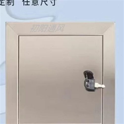 定制不锈钢检修口管道装饰盖楼顶墙面防雨挡水电箱水箱盖摁压