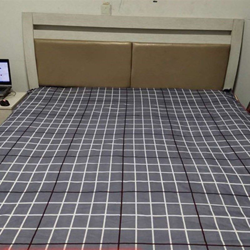 加厚款学生床单枕皮被套宿舍单人床经典灰格子三件套不起球不褪色