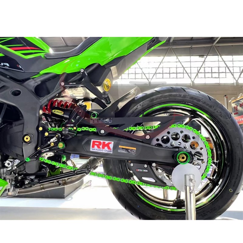 MOTO-TRON适用川崎 ZX4R/ZX4RR 改装配件升高脚踏分离把钛尺支架