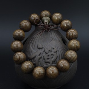 阴沉木金丝楠乌木手串佛珠108颗男女款 文玩饰品念珠手链项链配饰