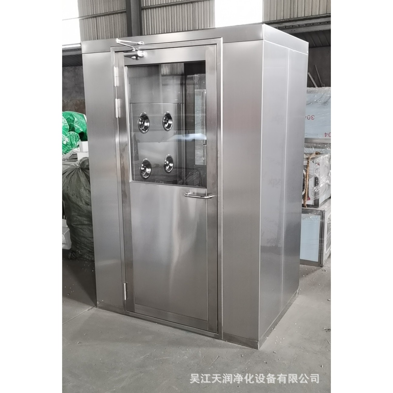 天润13年直销食品化妆品电子车间单人不锈钢风淋室双吹通道厂价格,五金/工具,风淋室,淘宝优惠券,粉丝福利购,淘宝优惠卷