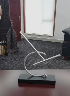 混沌摆永动机永动摆件转动摆杆高档商务礼品家居摆撞球