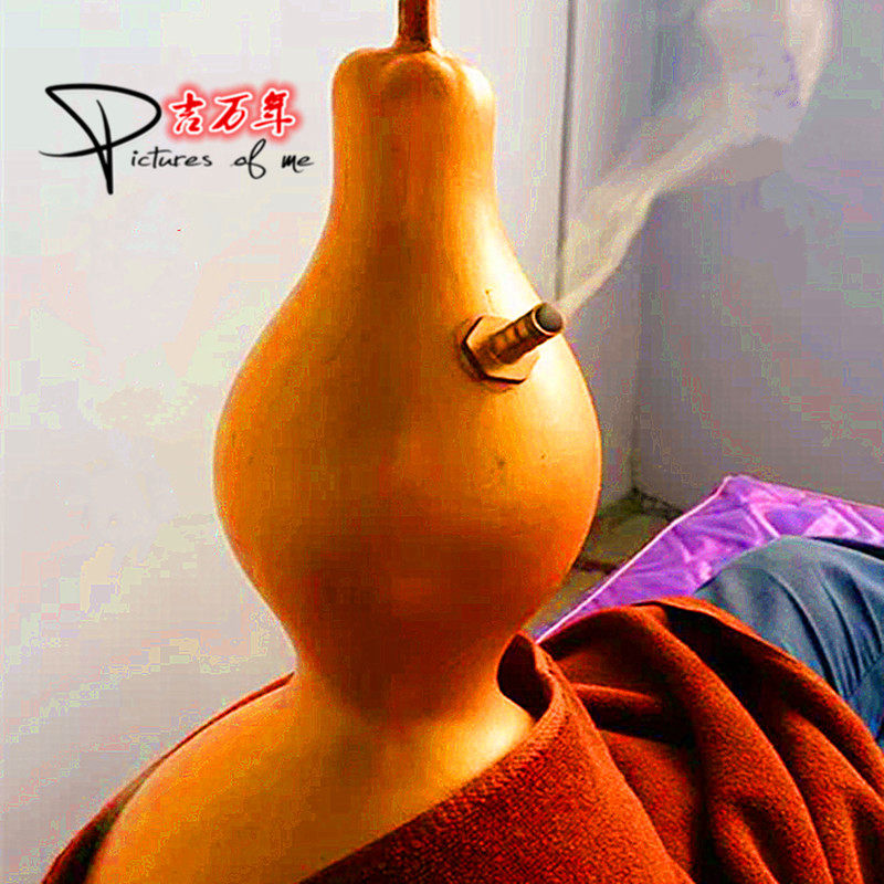 精品本草葫芦器具葫芦温灸器天然葫芦支持定做送底座