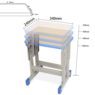 中小学生凳子家用加厚双柱方凳学校靠背椅可升降培训辅导班课桌椅