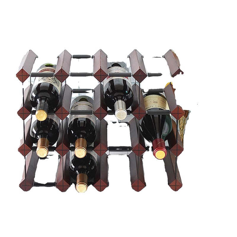 实木木质家用红酒架酒柜摆件酒窖葡萄酒储藏收纳酒格展示架