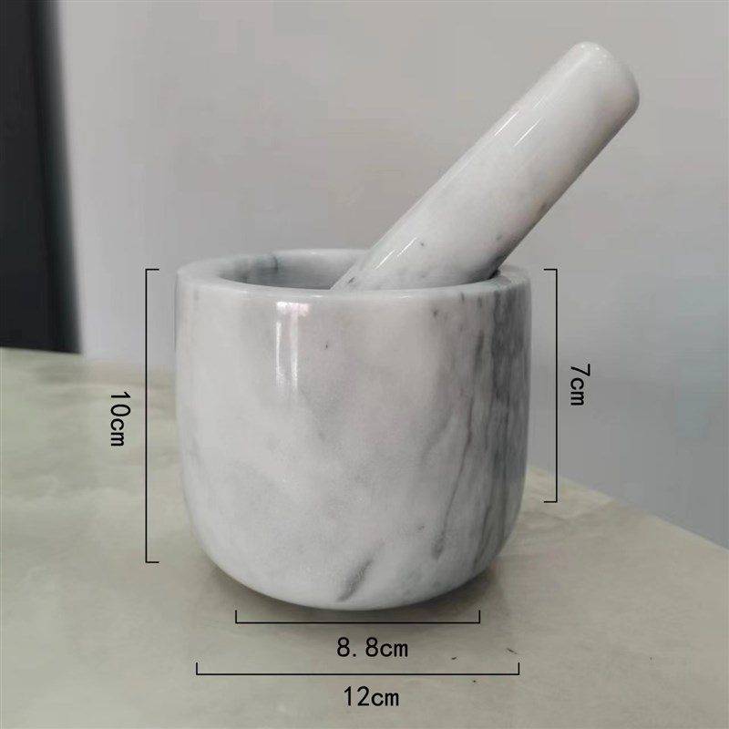 捣蒜神器石臼捣蒜器蒜泥器罐石头蒜臼石锤石臼老式压蒜器石头石锤