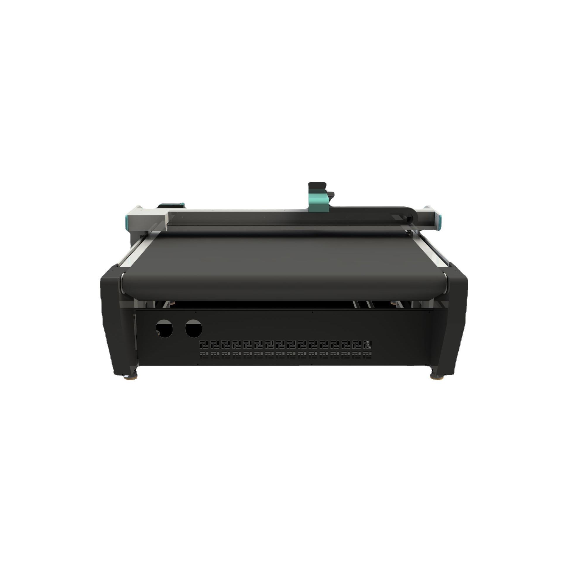 软玻璃PVC振动刀切割机可斜切广告包装KT板雪弗板振动刀切割机