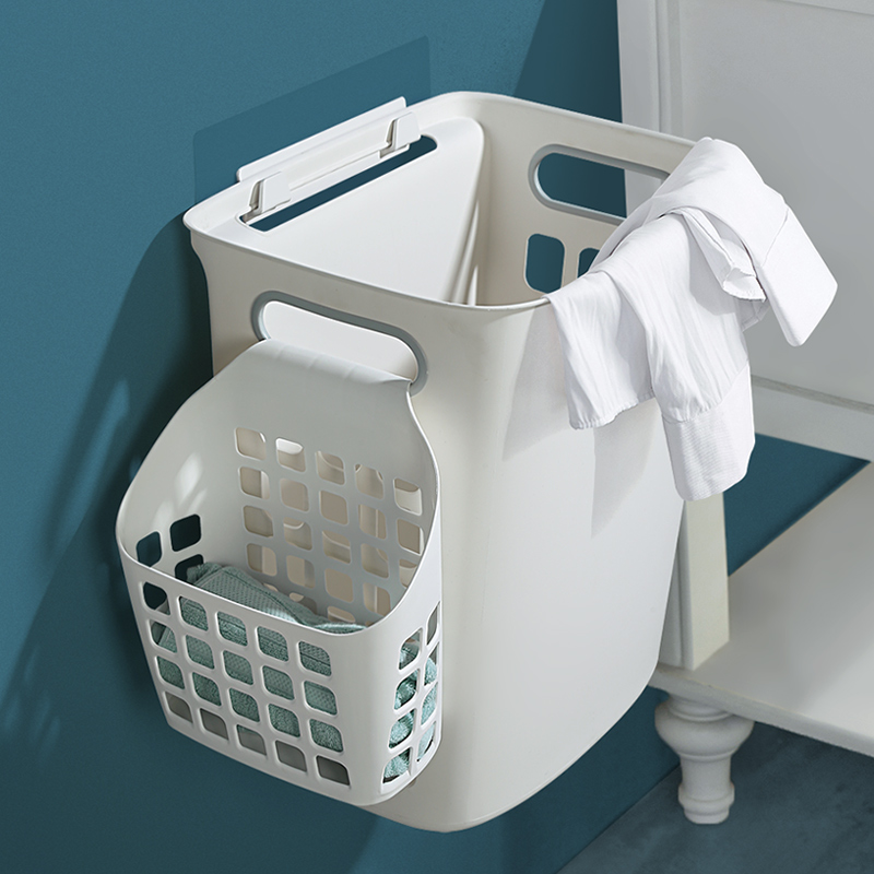 脏衣篓家用壁挂放脏收纳筐 浴室卫生间洗衣篮子脏衣篮
