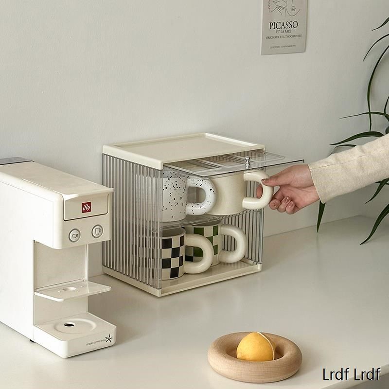 防尘杯架亚克力茶杯架子咖啡杯放收纳盒,家庭/个人清洁工具,杯架,淘宝优惠券,粉丝福利购,淘宝优惠卷