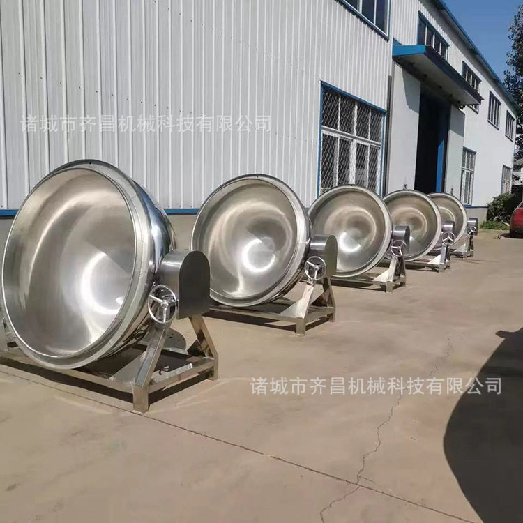 商用不锈钢电加热牛肉煮锅 工厂用可倾斜烧鸡鸭脖卤煮锅 熟食煮锅