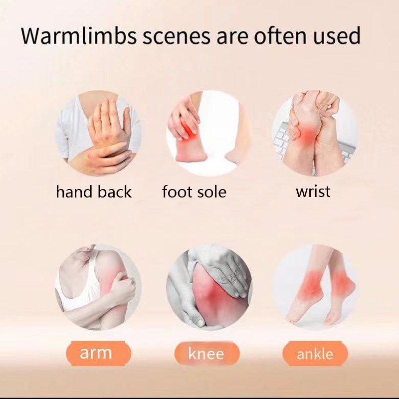 Steam Foot hand Warmer Self heating Patch Stickers自热暖手贴