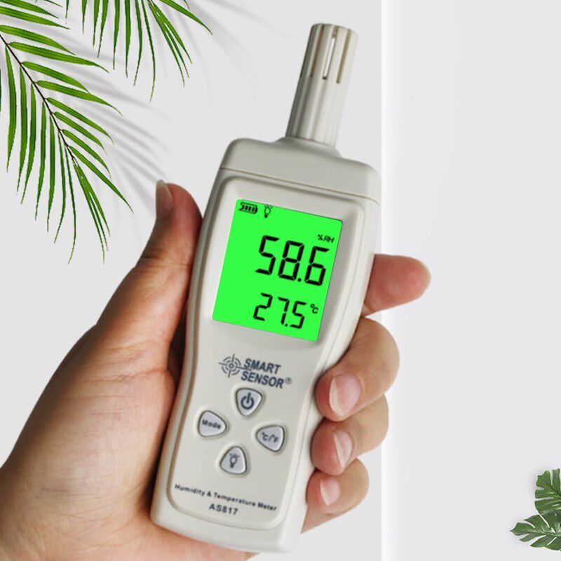 AS817温湿度计家用高精度数显温湿度计湿度表手持式温度仪