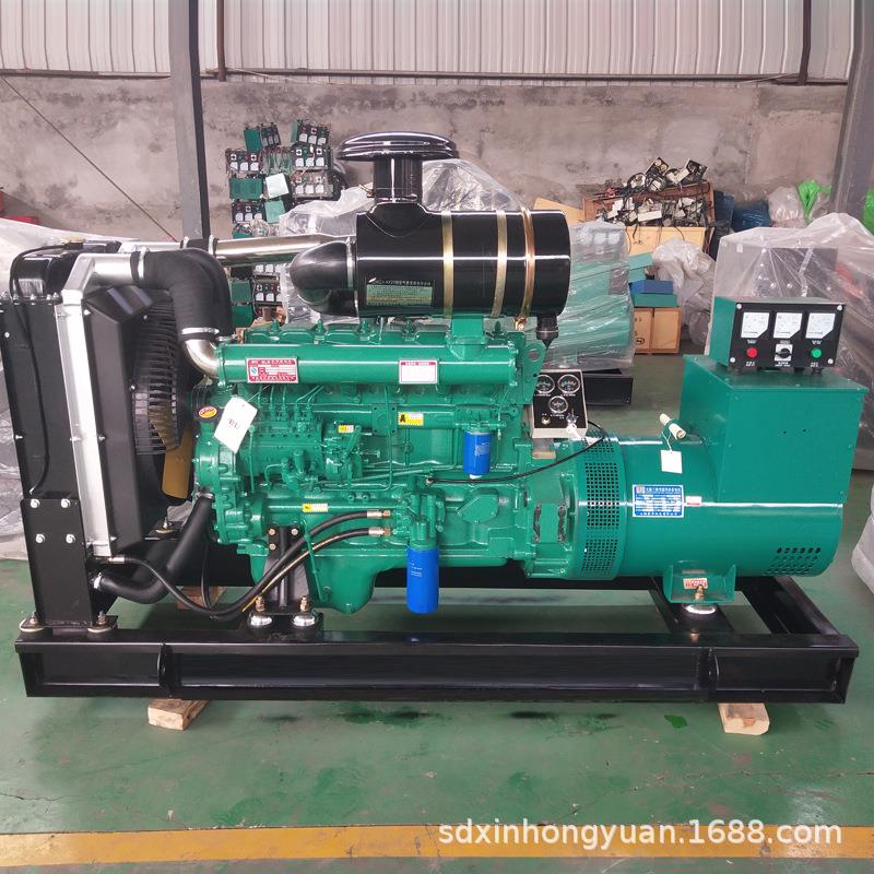 山东厂家三相潍坊动力100kw千瓦柴油发电机组 全铜隔音无刷发电机