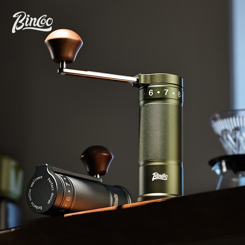 Bno可折叠手摇磨豆机橄榄绿钢芯手磨咖啡豆研磨机手动