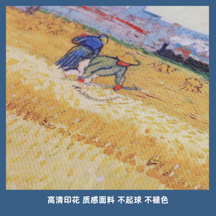 手绘闰土刺猹创意帆布书迅文学鲁创文袋横向布袋定制