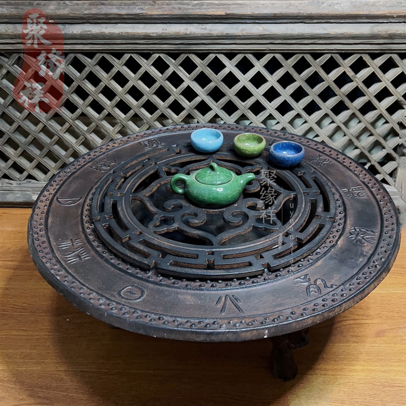 木炭炉家用取暖炉户外露营烧烤炉篝火晚会铁火盆围炉煮茶炉