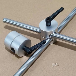 十字固定支架光轴360度任意旋转自由固定夹光杆多角度定位把手