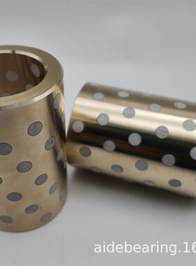 白色石墨铜套JDB自润滑滑动无油轴承自润滑石墨铜衬套