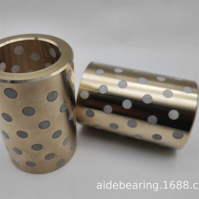 白色石墨铜套JDB自润滑滑动无油轴承自润滑石墨铜衬套