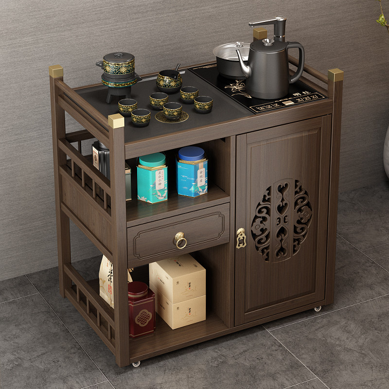 移动茶桌家用茶台小茶车烧水壶一体茶水柜新款带轮功夫茶具盘边几,住宅家具,茶几,淘宝优惠券,粉丝福利购,淘宝优惠卷
