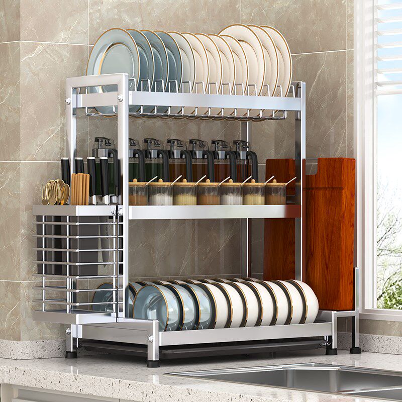 304不锈钢沥水碗架厨房水槽置物架水池上方碗碟碗盘沥碗架收纳架,厨房/烹饪用具,微波炉置物架,淘宝优惠券,粉丝福利购,淘宝优惠卷