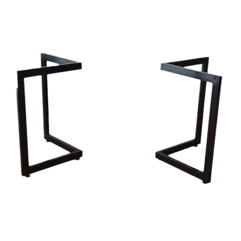 新款铁艺桌腿岩板架子茶几腿长方形桌架支架底座办公桌餐见描述