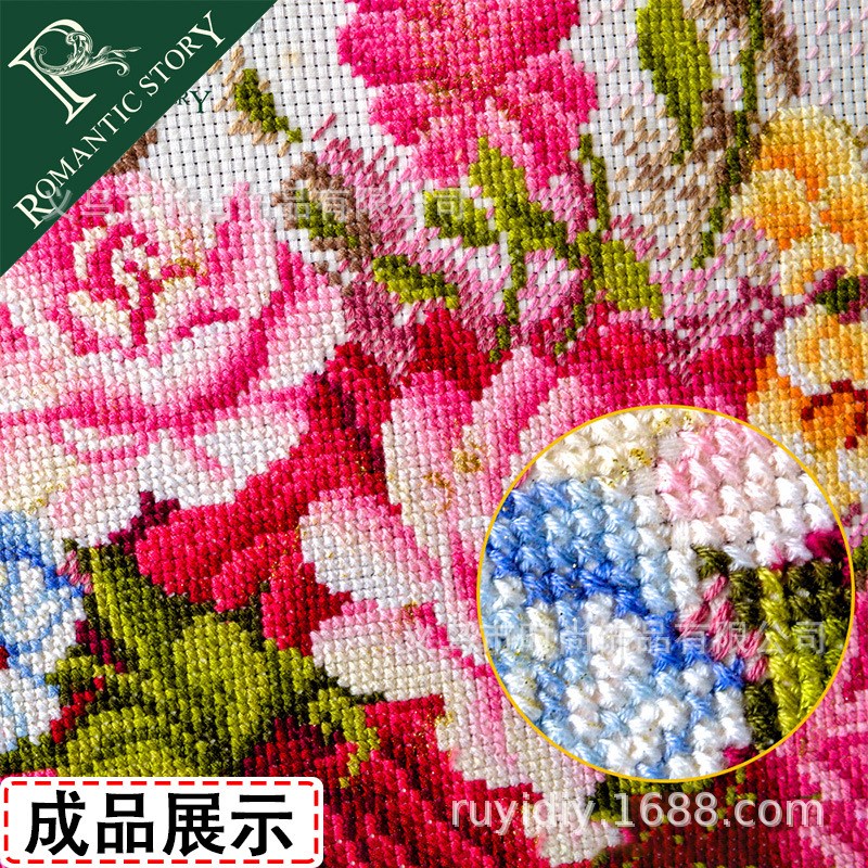 十字绣厂家直销材料包工艺品印花绣手工刺绣装饰挂画G0155图片