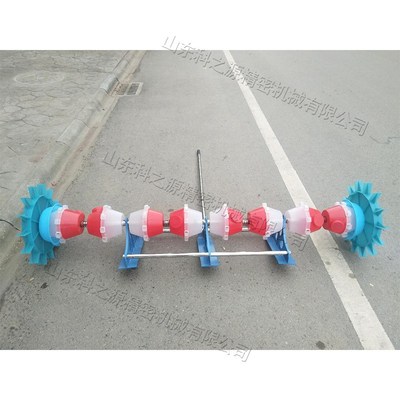 10行发芽水稻直播机 不锈钢材质田地运秧机 小型水稻均匀播种机