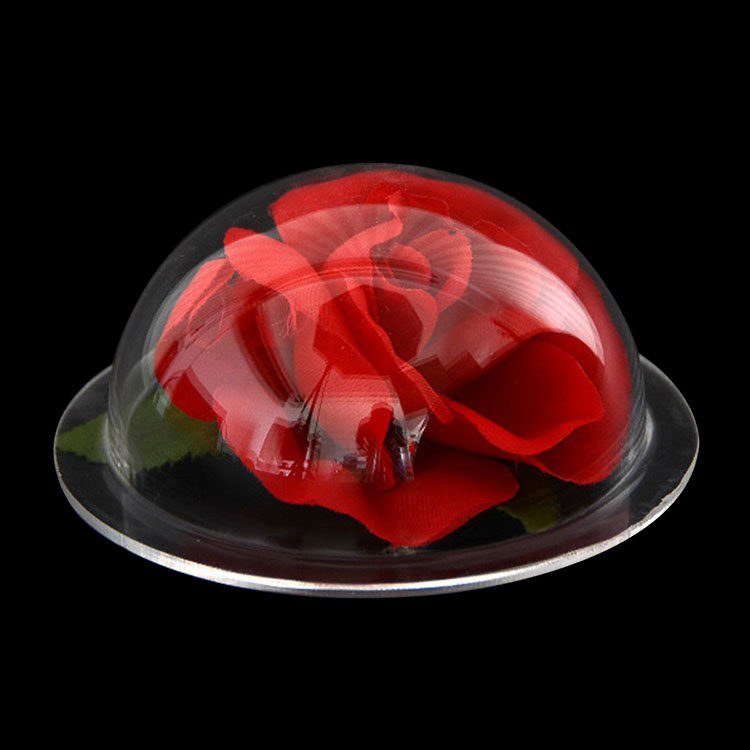 定制亚克力罩透明塑料空心圆球有机玻璃防尘罩彩色罩装饰吊球