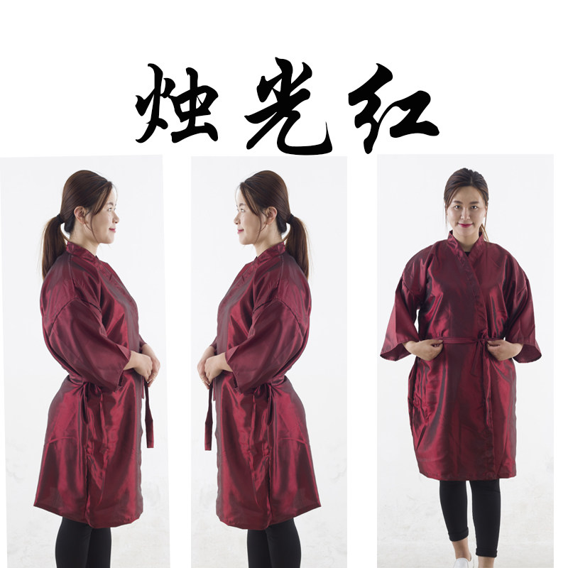 理发店客服围布美发客袍发廊剪发和服染发焗油顾客服美容院SPA服