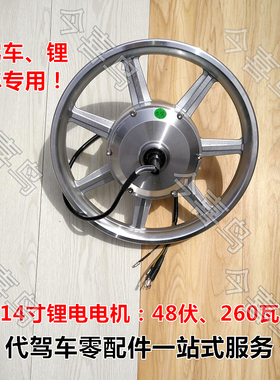 折叠代驾车锂电齿轮电机瓦8伏2德04喜5圣代驾王微单代驾宝用电机