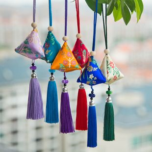 端午香囊挂子手工y材料艾草薰衣草古风防瘟粽饰香