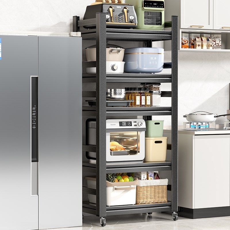 厨房多功能落地多层微波炉锅具夹缝收纳架子烤箱储物架货架,厨房/烹饪用具,微波炉置物架,淘宝优惠券,粉丝福利购,淘宝优惠卷