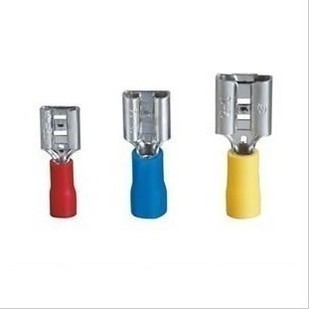 接线端子 F冷压端子 母插簧式预绝缘端子 铜鼻子 线耳