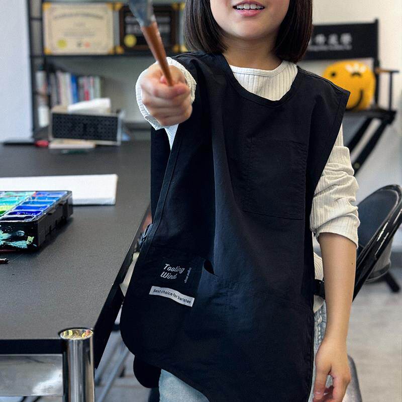 儿童围裙书法美术专用写