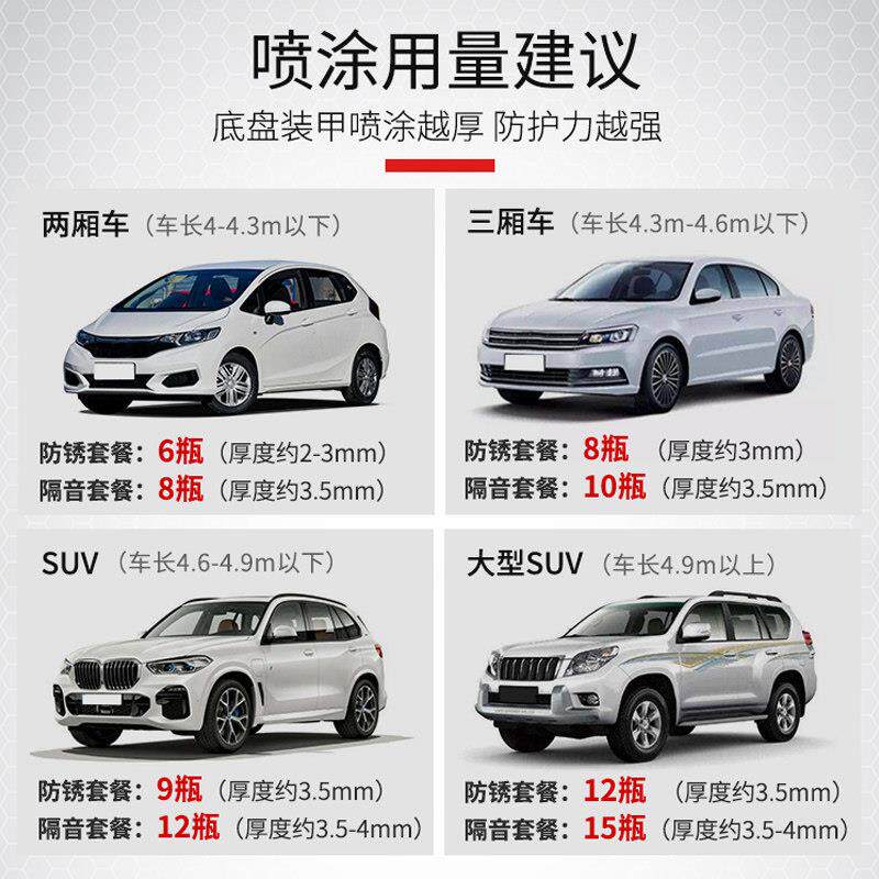 12瓶汽车底盘装甲自喷型
