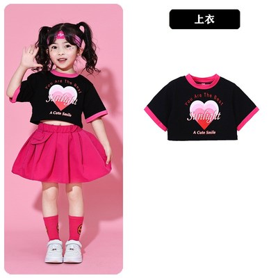 儿童啦啦队舞蹈演出小学生运动会开幕式班服幼儿园啦啦操表演服装