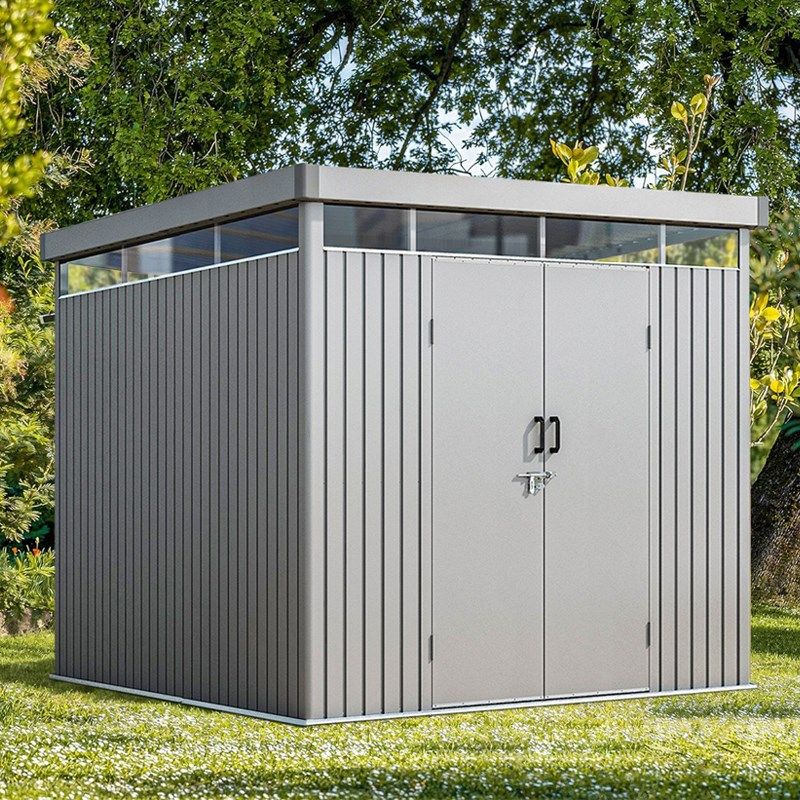 户外工具房室外庭院花园储物房露台组合屋可移动收纳杂物间简易房