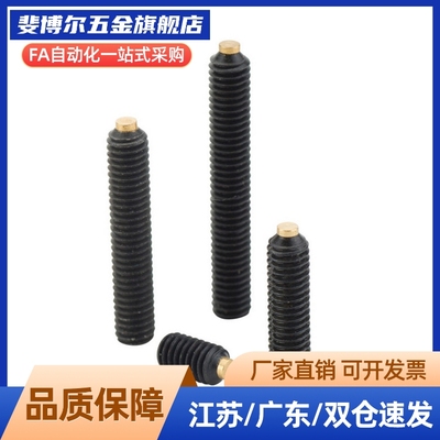 镶铜止动螺栓 铜头防滑止动紧定螺栓替代SBCP4-6